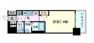 阿波座駅 徒歩5分 10階の物件間取画像